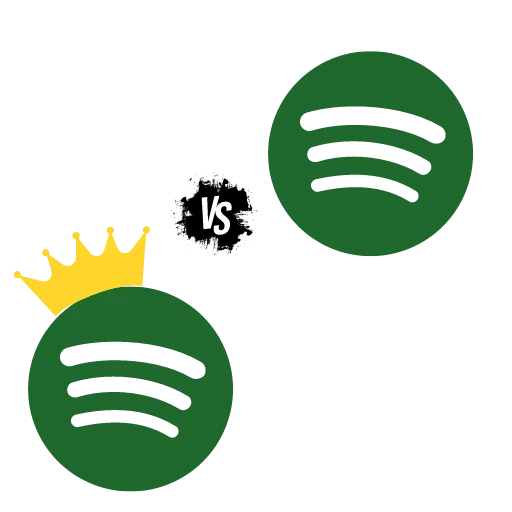 between the Basic and Premium Version of Spotify PC